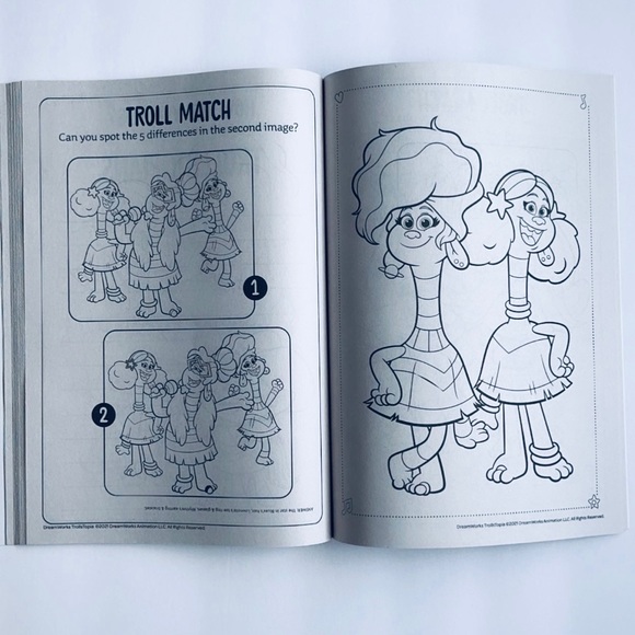 Trolls Trollstopia coloring and activity book - Picture 7 of 12